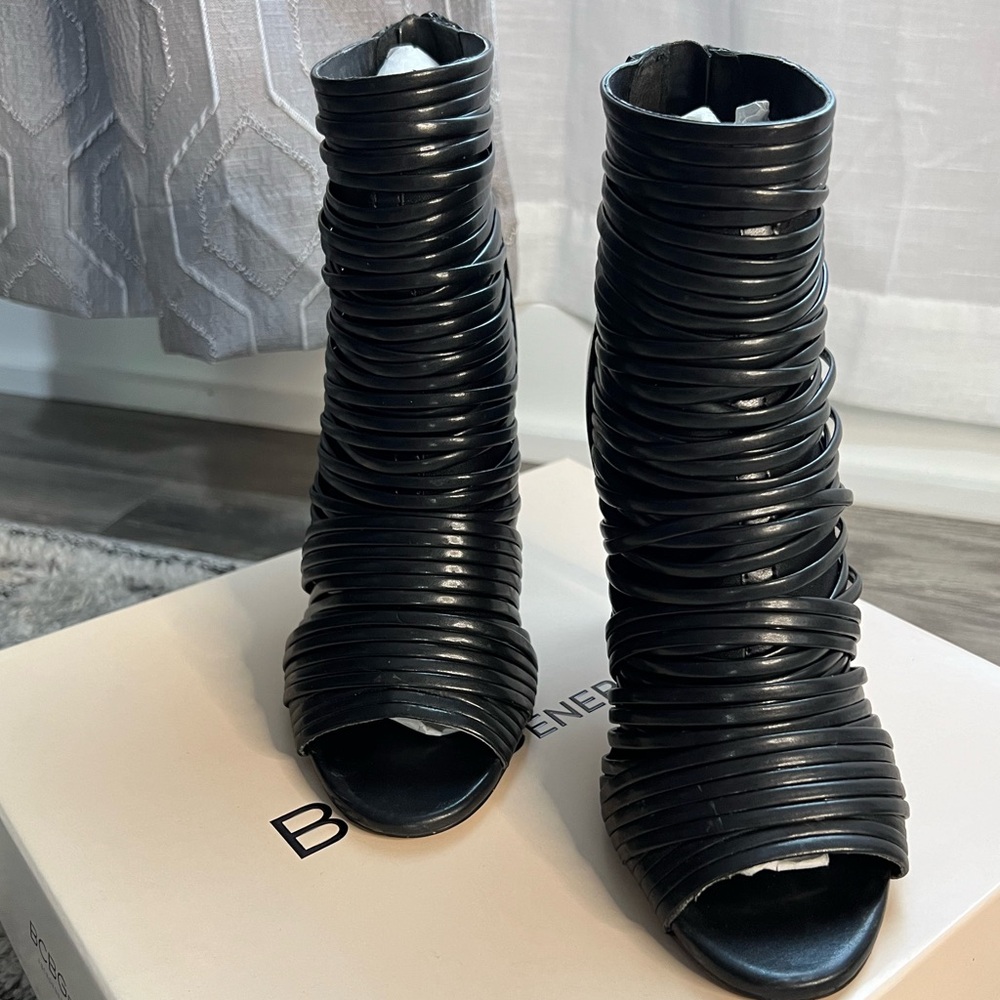 Woman’s Bcbgeneration Open Toe Bootie - image 3